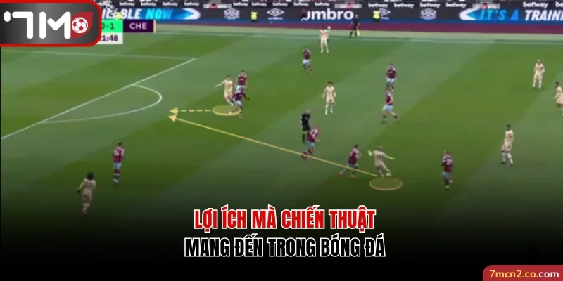 Lợi ích mà chiến thuật mang đến trong bóng đá