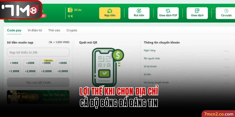Lợi thế khi chọn địa chỉ cá độ bóng đá đáng tin